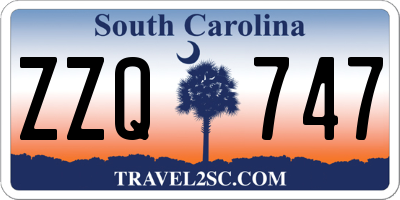 SC license plate ZZQ747