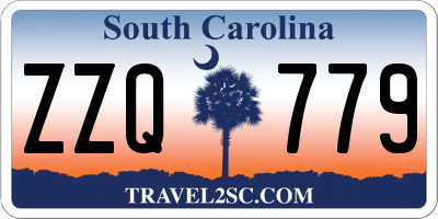 SC license plate ZZQ779