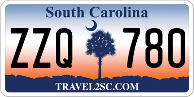 SC license plate ZZQ780