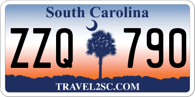 SC license plate ZZQ790