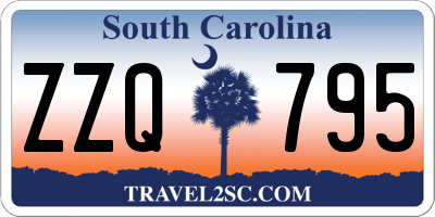 SC license plate ZZQ795
