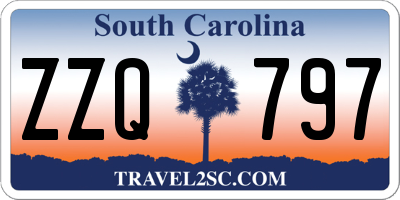 SC license plate ZZQ797