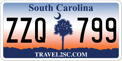 SC license plate ZZQ799