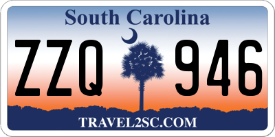 SC license plate ZZQ946