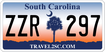 SC license plate ZZR297