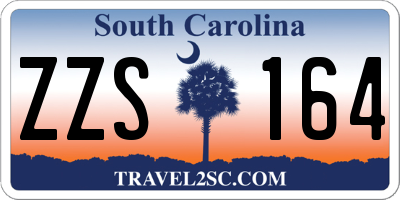 SC license plate ZZS164