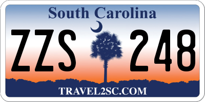 SC license plate ZZS248