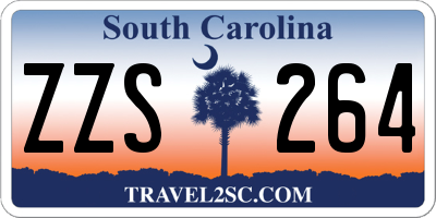 SC license plate ZZS264