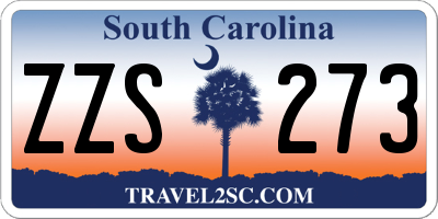 SC license plate ZZS273