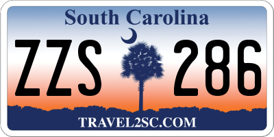 SC license plate ZZS286