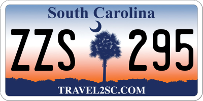 SC license plate ZZS295