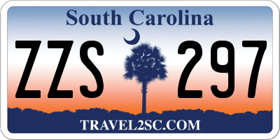 SC license plate ZZS297