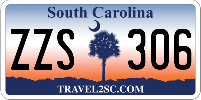 SC license plate ZZS306