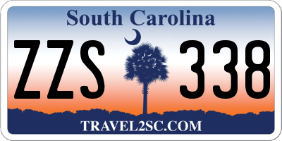 SC license plate ZZS338