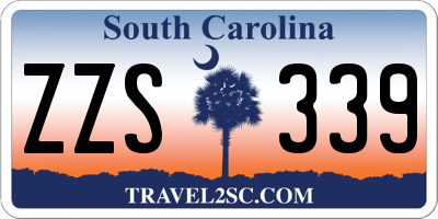 SC license plate ZZS339