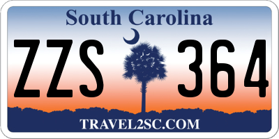 SC license plate ZZS364