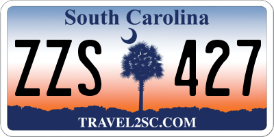 SC license plate ZZS427