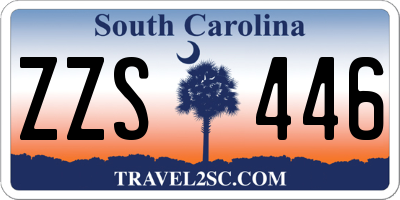 SC license plate ZZS446