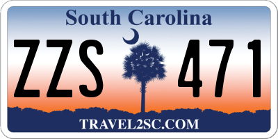 SC license plate ZZS471