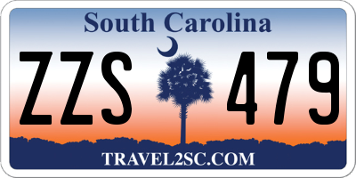 SC license plate ZZS479