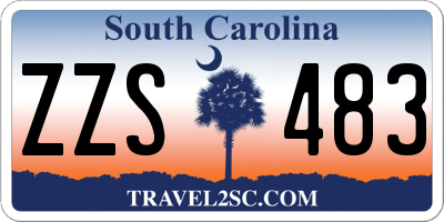 SC license plate ZZS483