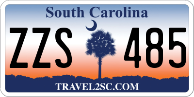 SC license plate ZZS485