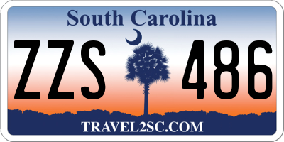 SC license plate ZZS486