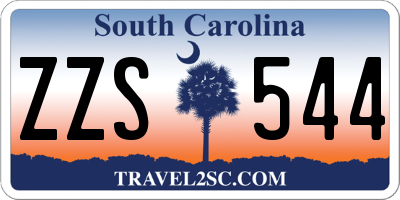 SC license plate ZZS544