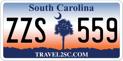 SC license plate ZZS559