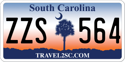 SC license plate ZZS564