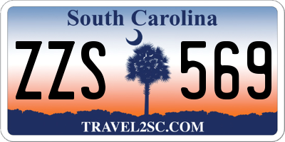 SC license plate ZZS569