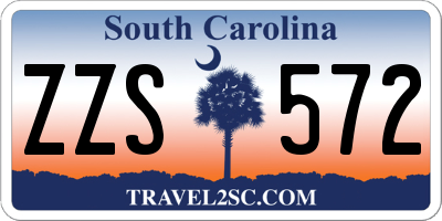 SC license plate ZZS572