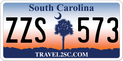 SC license plate ZZS573