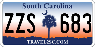 SC license plate ZZS683