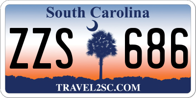SC license plate ZZS686