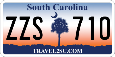 SC license plate ZZS710