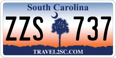 SC license plate ZZS737