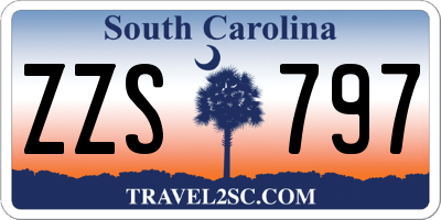 SC license plate ZZS797