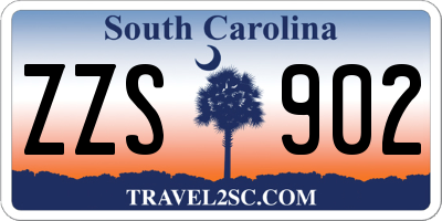 SC license plate ZZS902