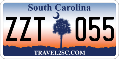 SC license plate ZZT055