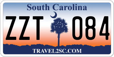 SC license plate ZZT084