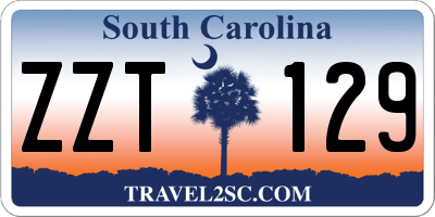 SC license plate ZZT129