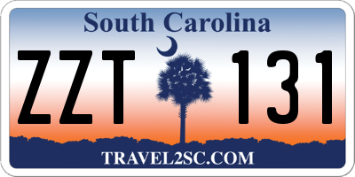 SC license plate ZZT131