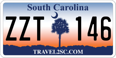 SC license plate ZZT146