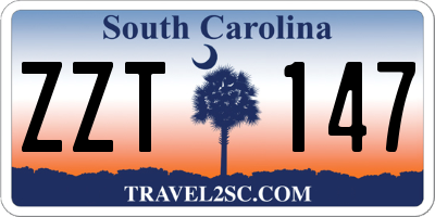 SC license plate ZZT147