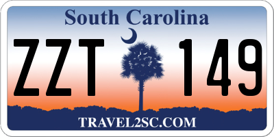 SC license plate ZZT149