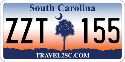 SC license plate ZZT155