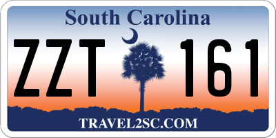 SC license plate ZZT161