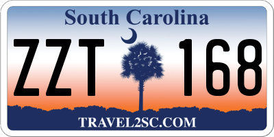 SC license plate ZZT168