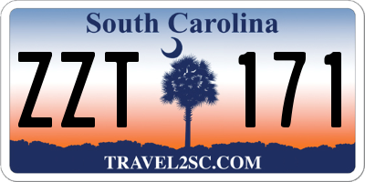 SC license plate ZZT171